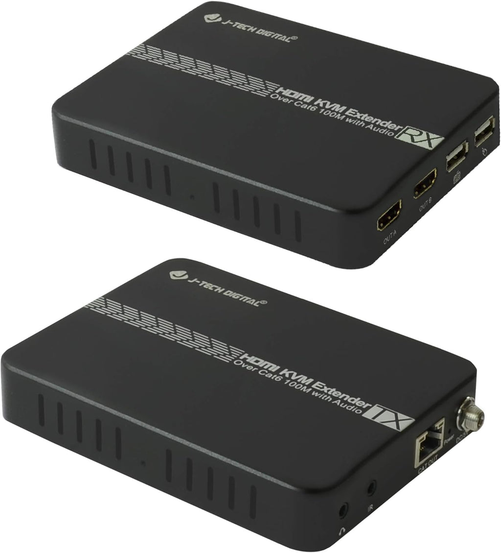 4K USB KVM HDMI Extender Over Cat6/6a/7 Ethernet up to 328 FT Z9471