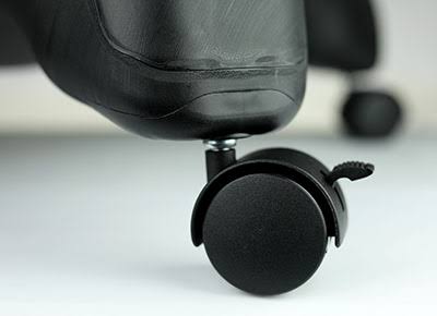 Blue Plastic Mobile Ball Chair with Back O39191