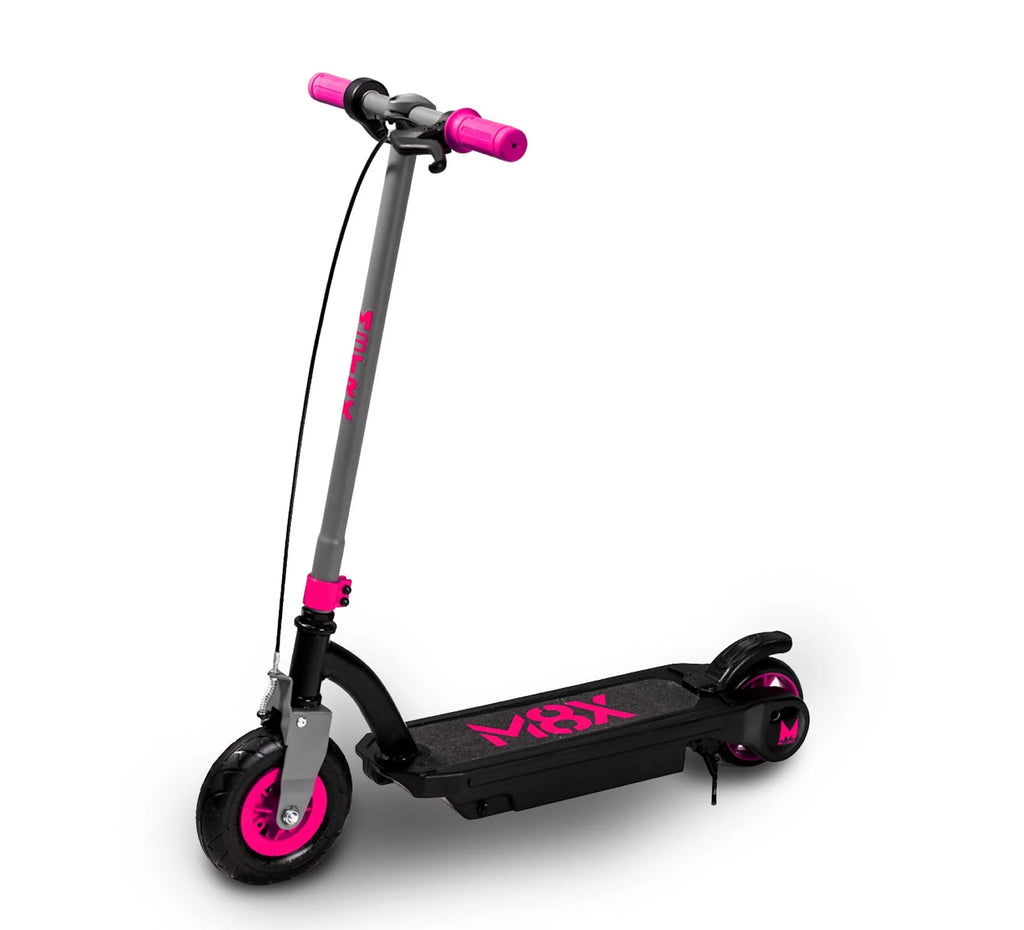 24 Volt Kids Electric Scooter, 8 Air Filled Tire, Pink V613