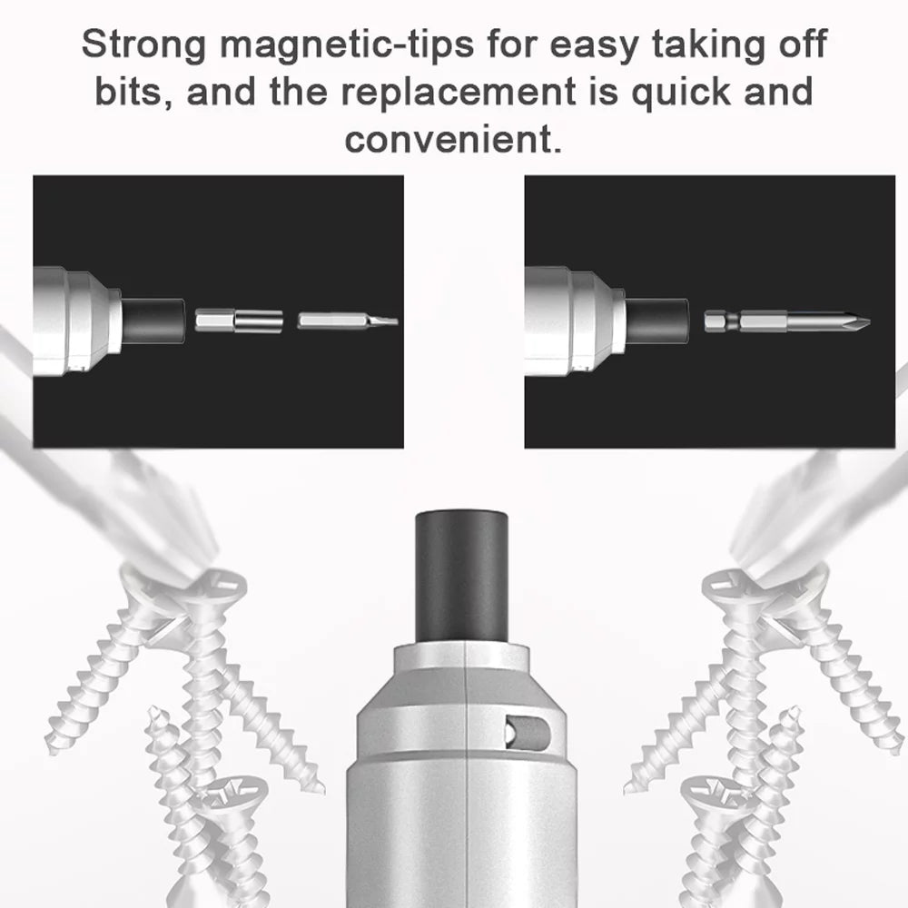 250r/min Metal Bits Screwdriver Set W1234