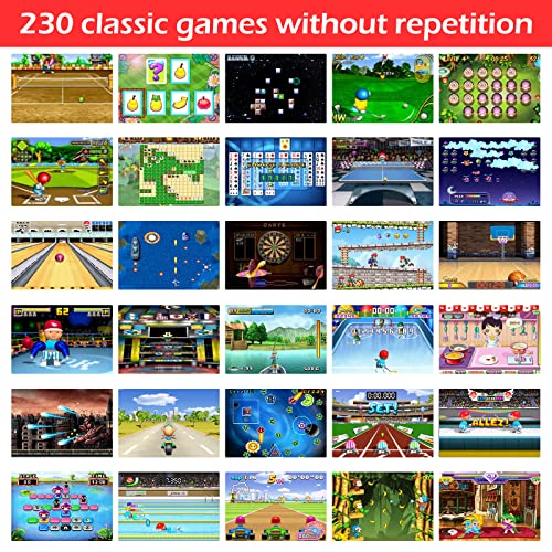 Blue Handheld Game with 230 Preloaded Games A33688