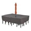 Patio Table & Chair Set Cover with Umbrella Hole Y10307
