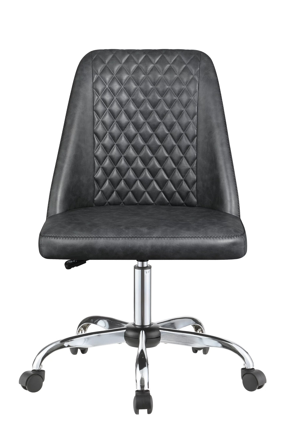 Grey and Chrome Upholstered Office Chair Z894436