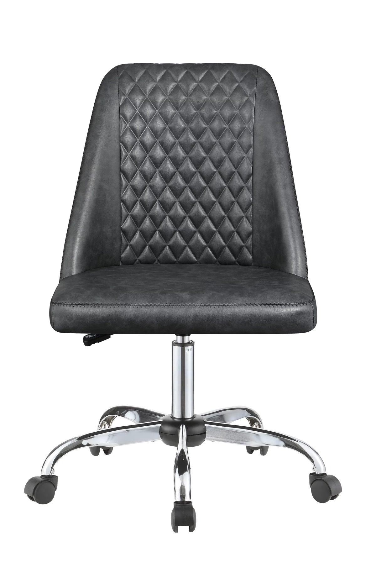 Grey and Chrome Upholstered Office Chair Z894436