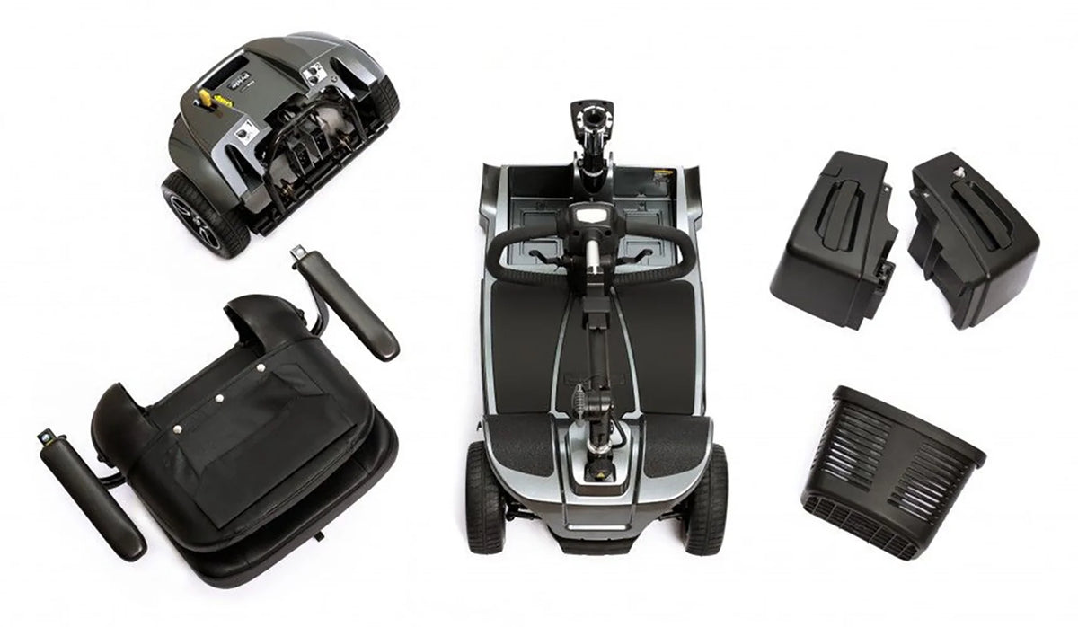 Blue 4-Wheel Scooter B40193
