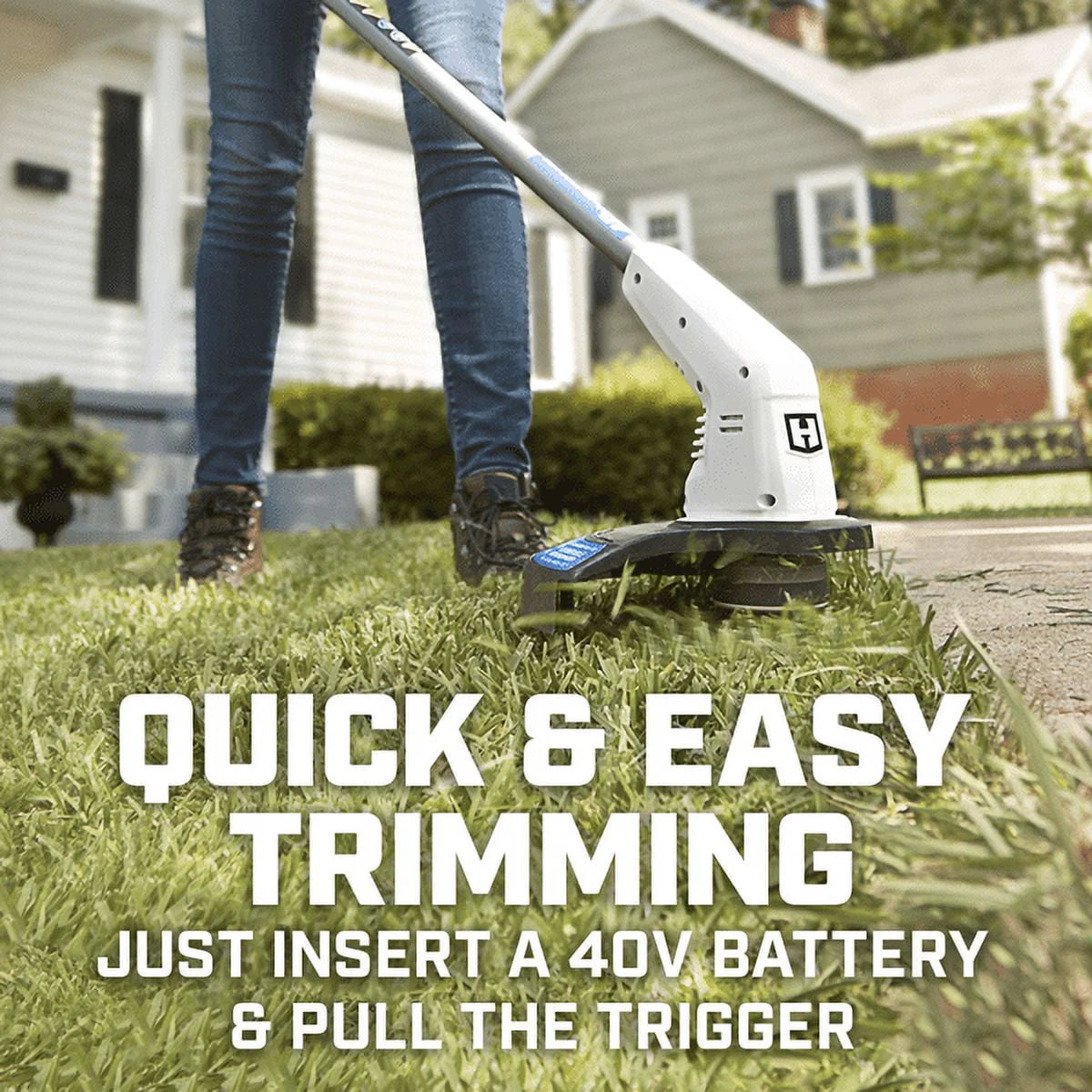 40-Volt Trimmer and Blower Combo Kit Q637