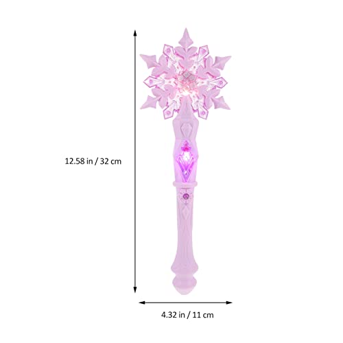 Glow Snowflake Fairy Wand with Sound, 12.59 Inch C855305