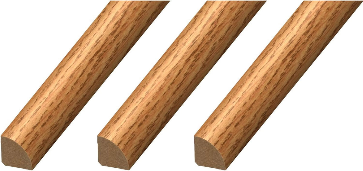 ¾” x ¾” x 94” Natural Oak Floor Base Molding, 3 Pack G6956