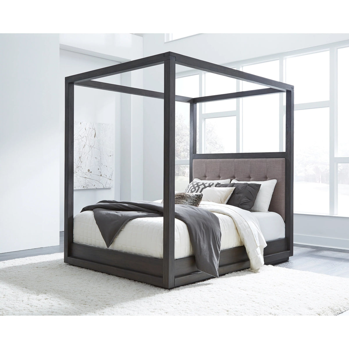 King-size Canopy Bed I2211