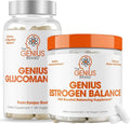 Glucomannan Fiber Capsules & DIM Supplement F5253