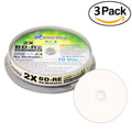30 Pack 25GB Blu-ray BD-RE Rewritable Blank Disc C6642