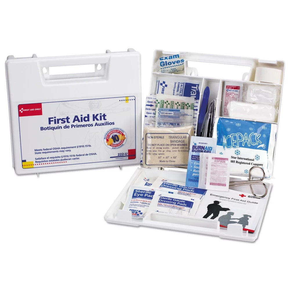 62 Piece 10 Person OSHA First Aid Kit S140