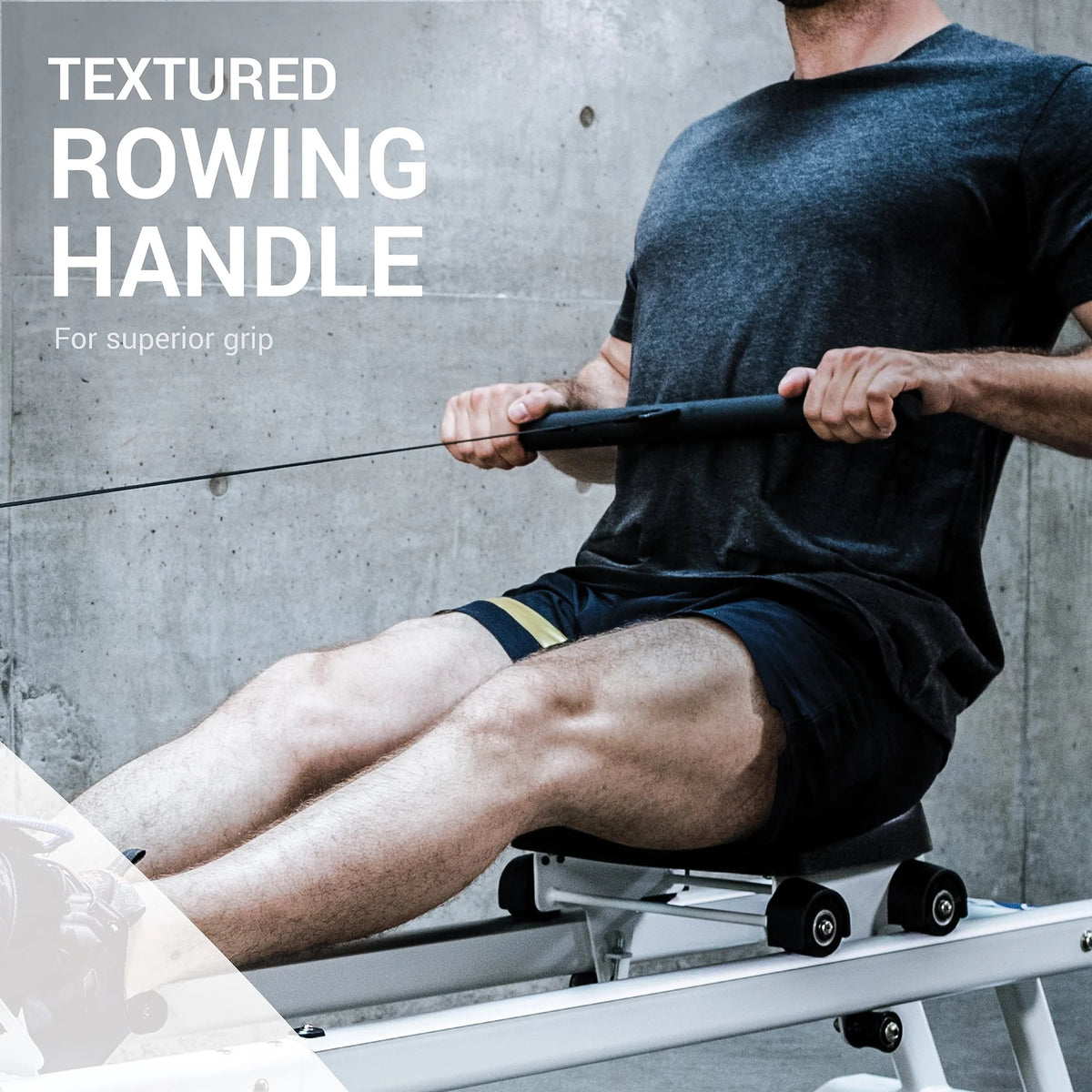 Water Rowing Machine with 6 Resistance Levels and LCD Display G693