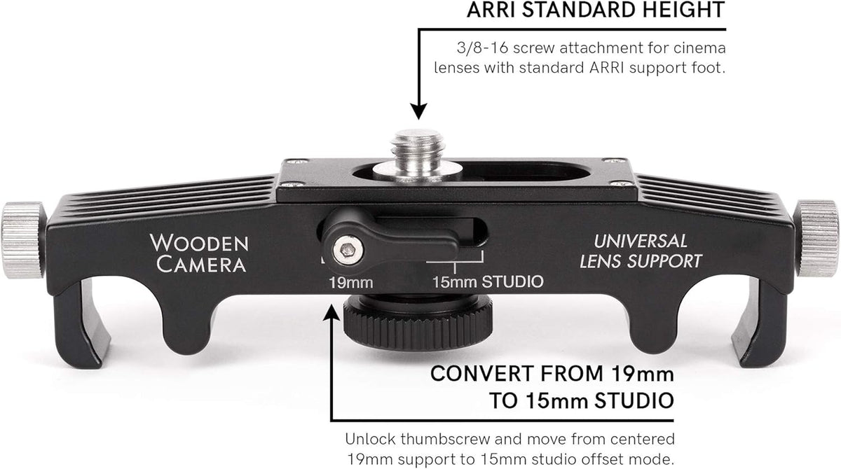 Wooden Camera Universal Lens Support T1184