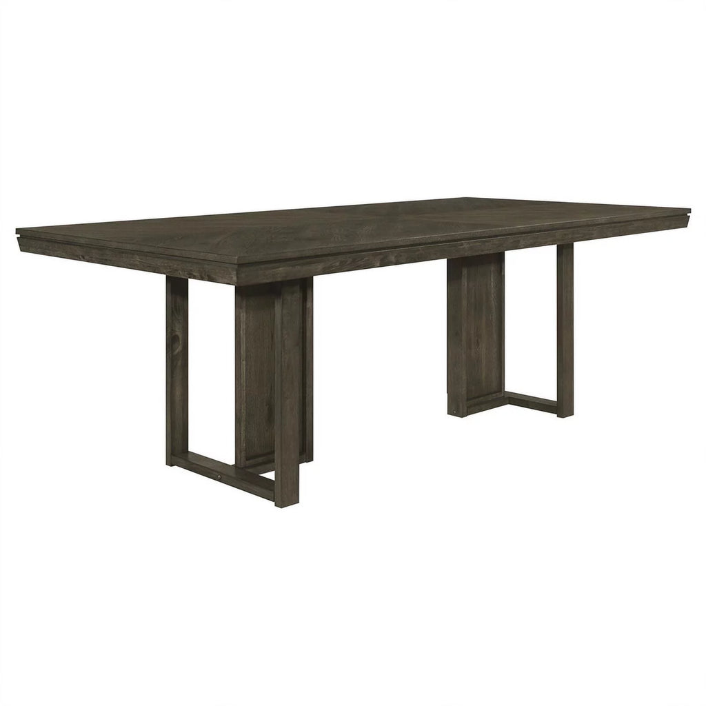 9-piece Wood Rectangular Dining Table Set C588895