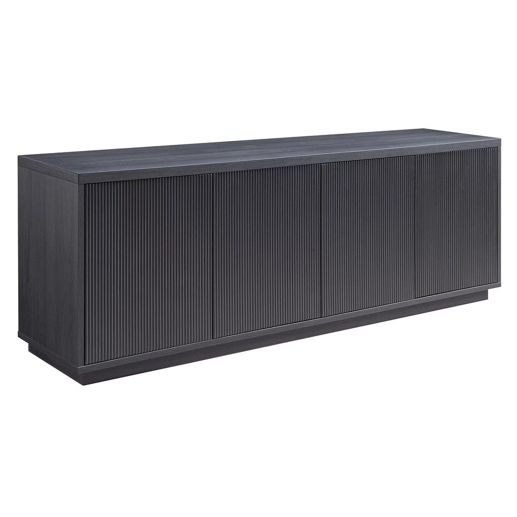 Black Grain Rectangular TV Stand C401