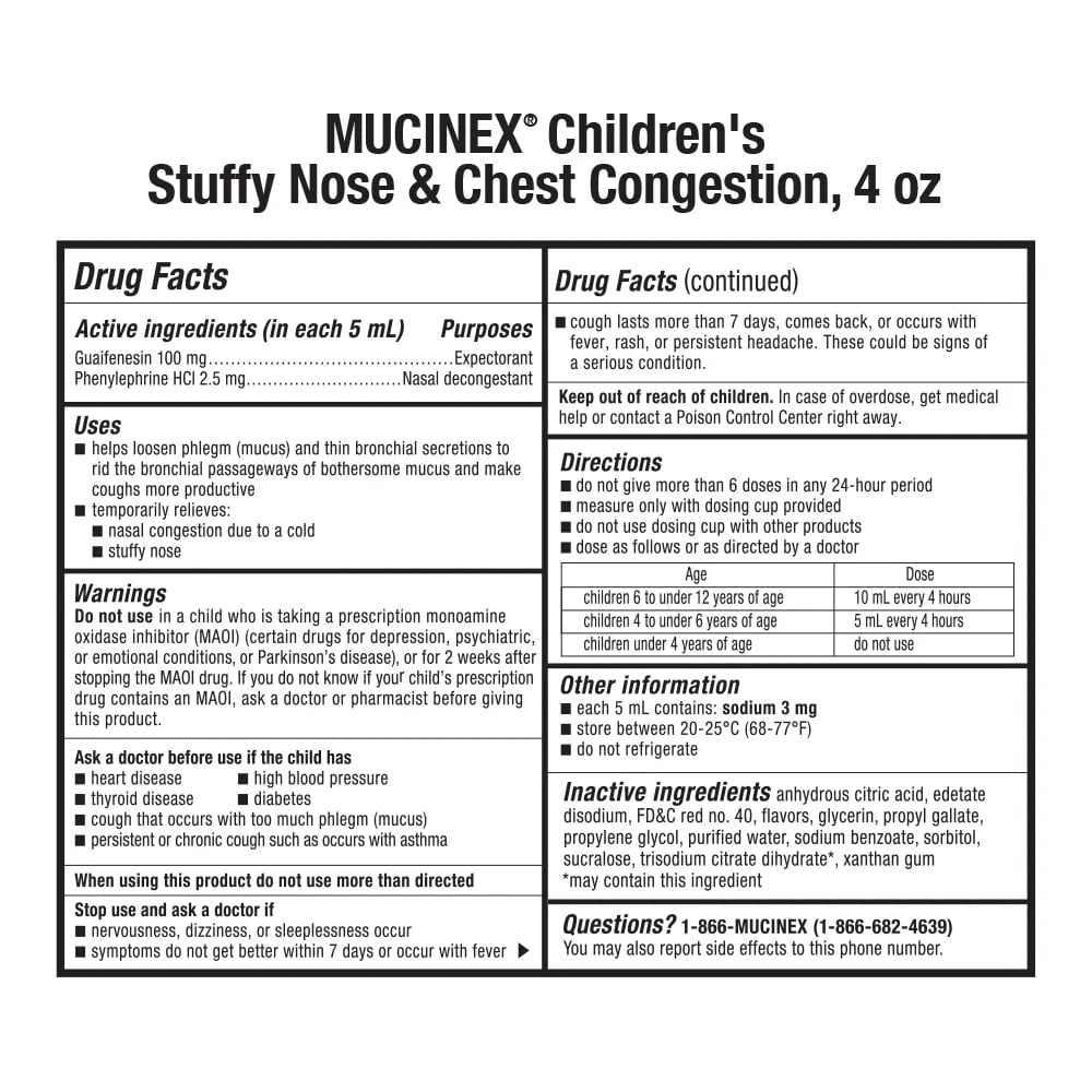 Children's Cold Medicine, Very Berry, 5 fl oz U194181