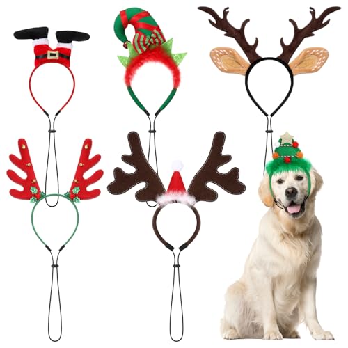 Christmas Pet Headband with Adjustable Rubber Band P561601