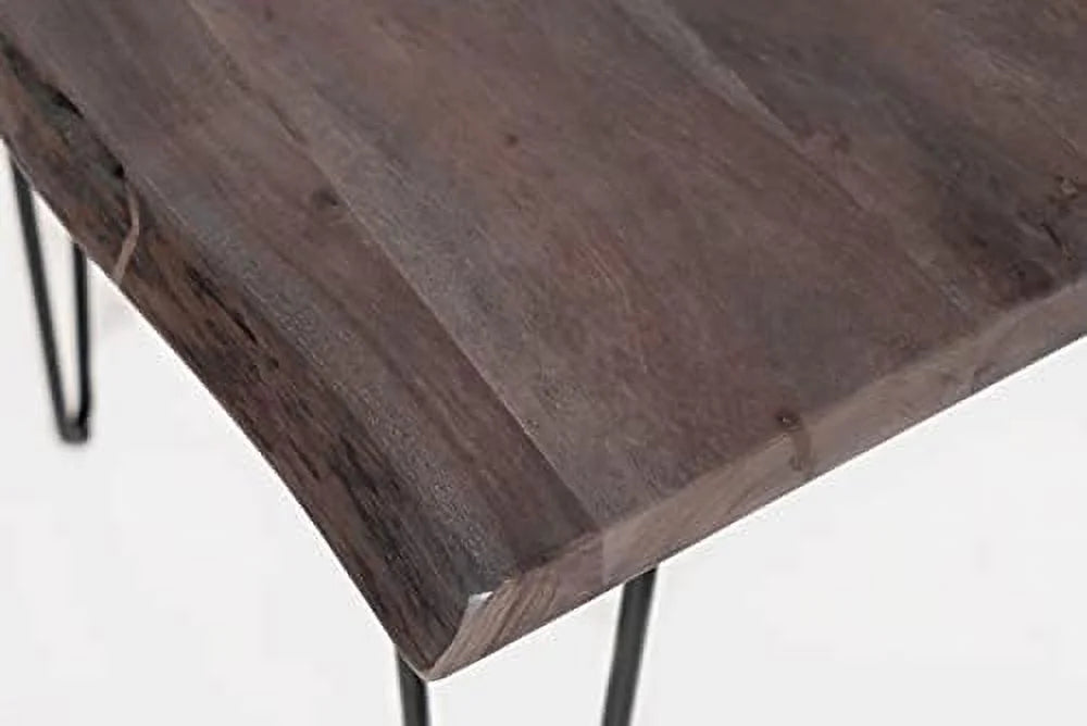Solid Acacia Square End Table B203441