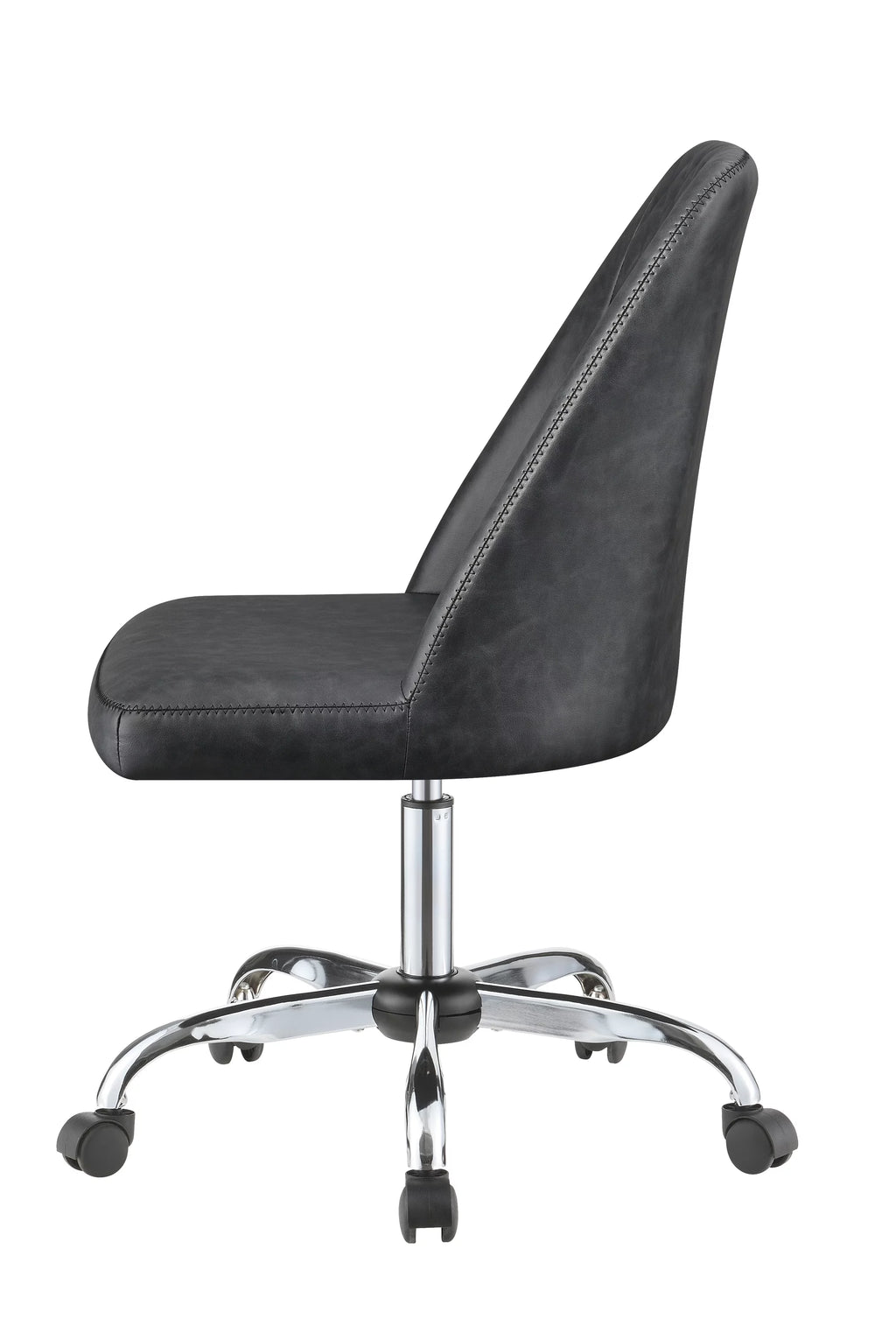 Grey and Chrome Upholstered Office Chair Z894436