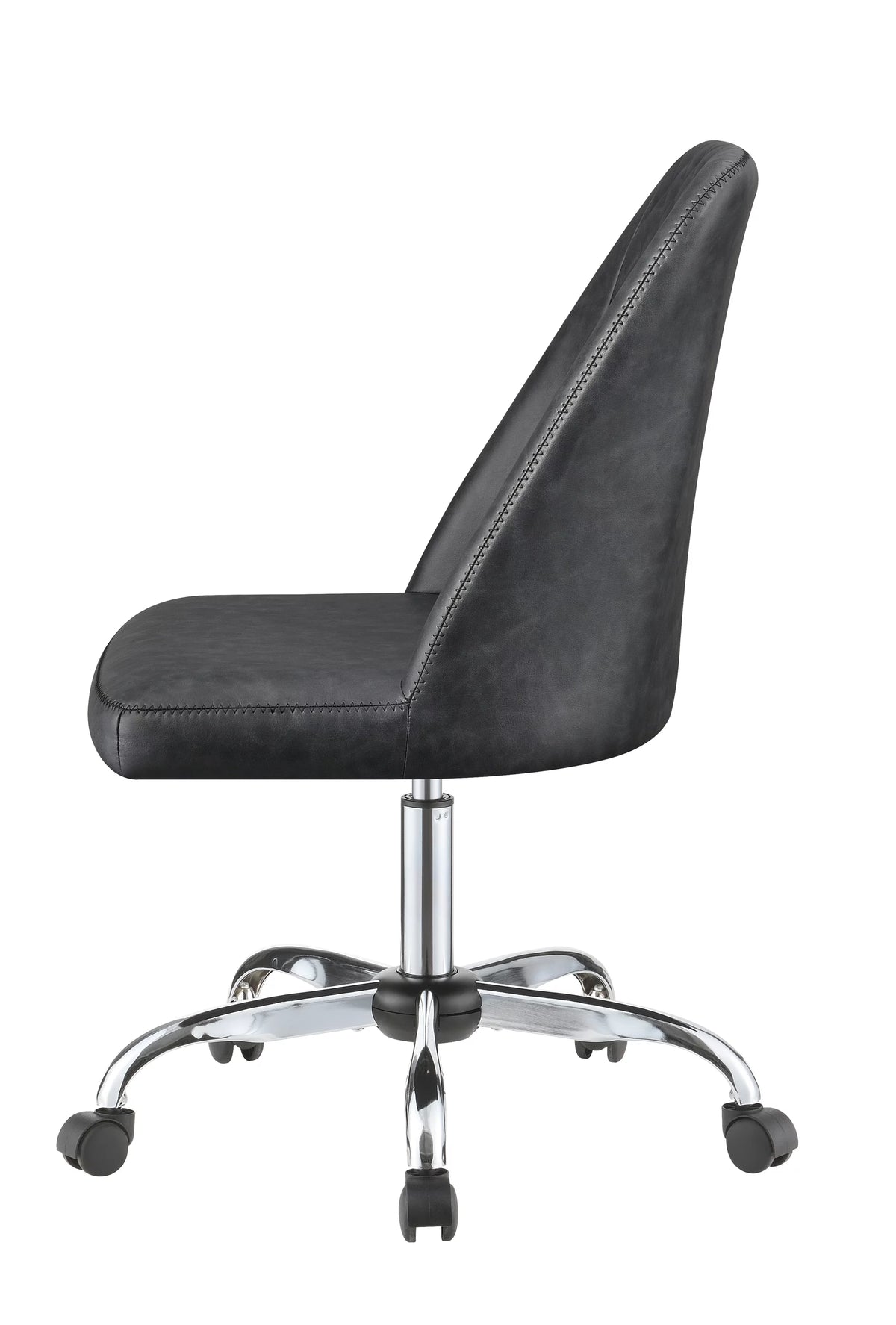 Grey and Chrome Upholstered Office Chair Z894436