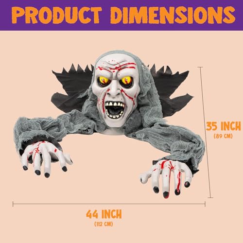 Sound Activated Halloween Groundbreaker Crawling Doll G598