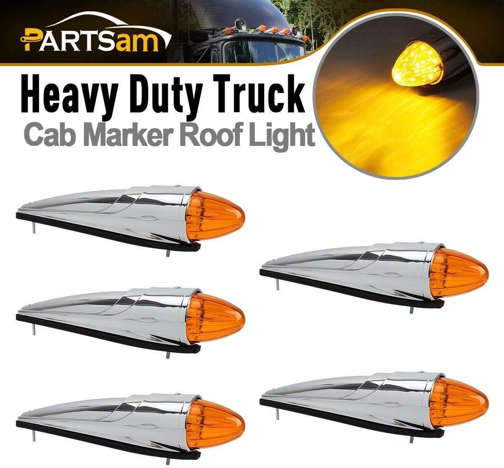 Amber Yellow 17 LED Cab Marker Lights Assembly V7295