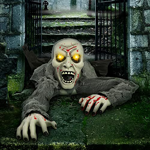 Sound Activated Halloween Groundbreaker Crawling Doll G598