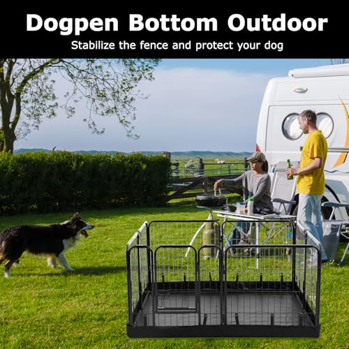 32" H 8 Panels Dog Playpen with Storage Bag F992562