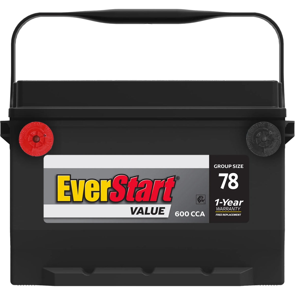 Lead Acid Automotive Battery Group Size 78 12 Volt 600 CCA N276516