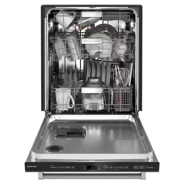 Black Stainless Built-in Dishwasher with Stainless Steel Tub O1415