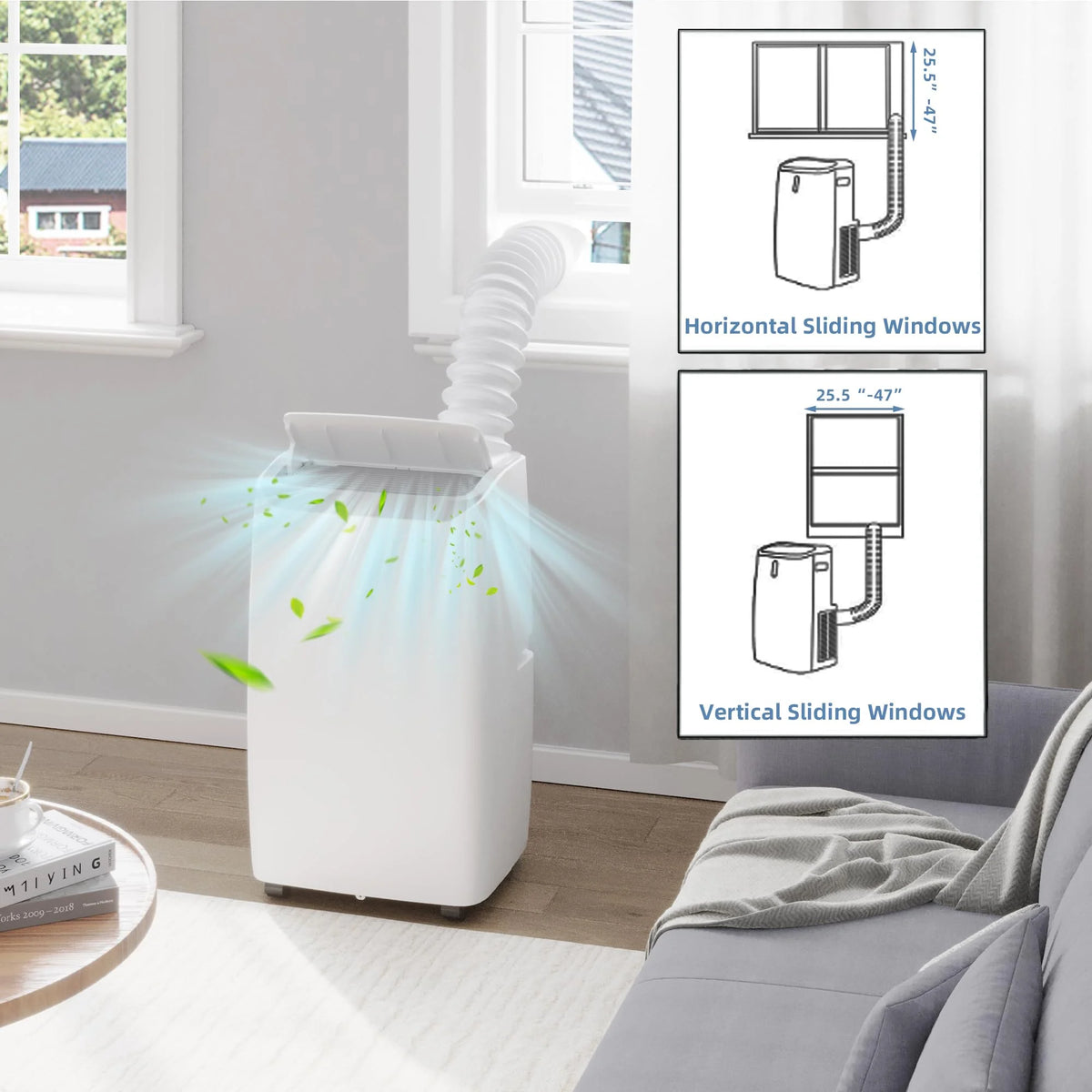 14,000 BTU 3-in-1 Portable Air Conditioner with Remote Control G38879