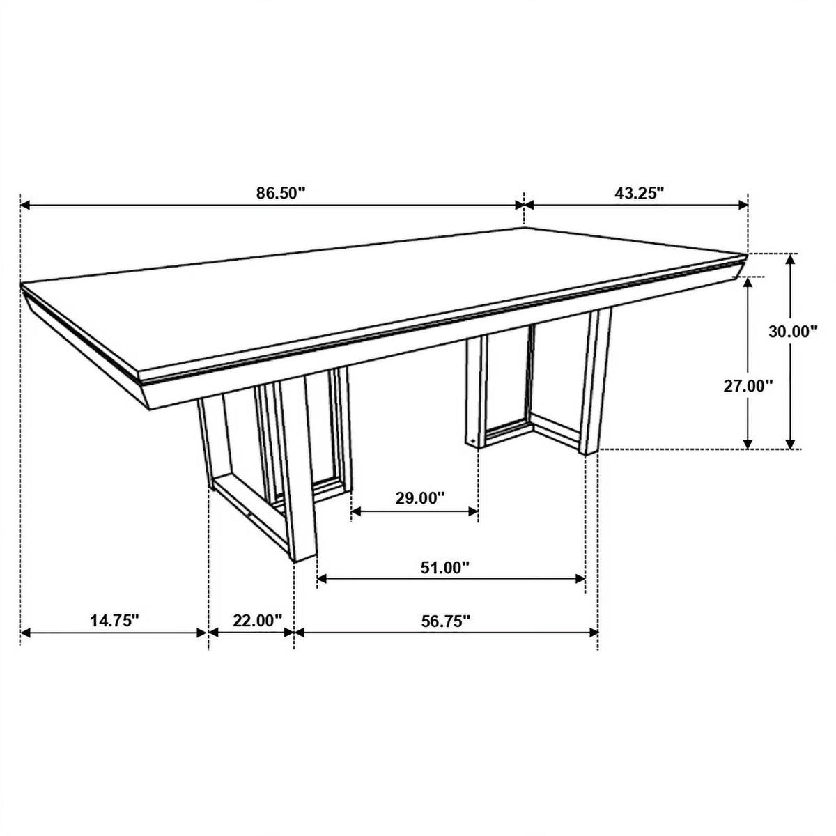 9-piece Wood Rectangular Dining Table Set C588895