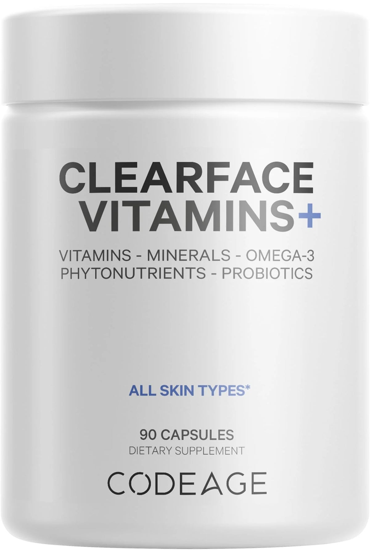 Pantothenic Acid Niacin Vitamins A C D3 E Probiotics Zinc 90 Capsules D537192