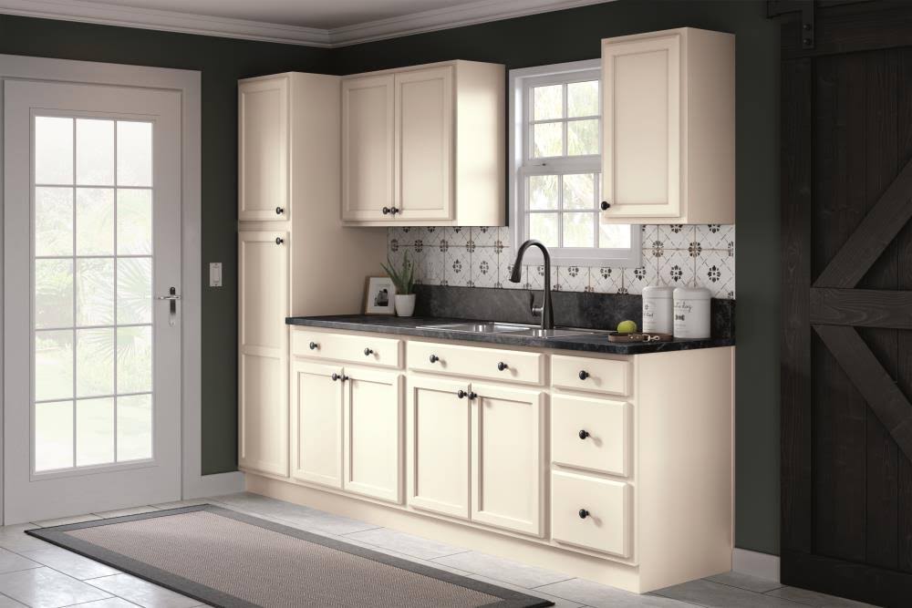 Natural Unfinished Door Pantry Stock Cabinet S283070