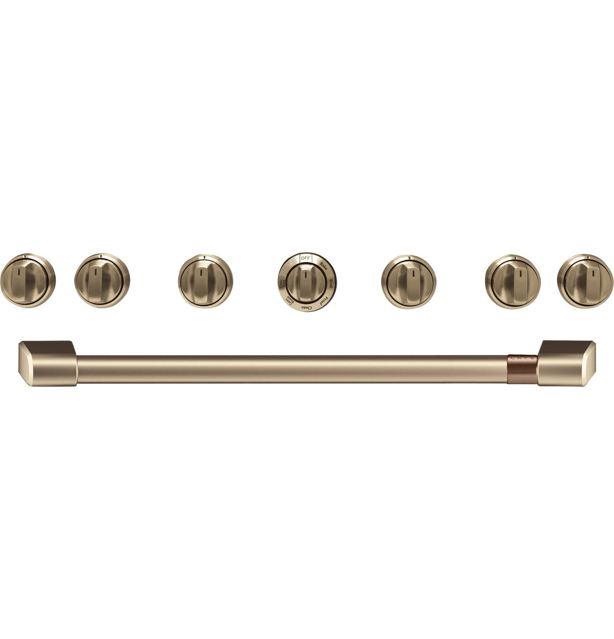 Brushed Bronze Handle and Knob Kit U760616