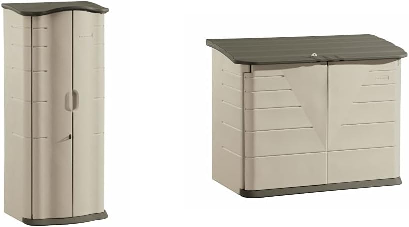 Vertical Resin Weather Resistant Outdoor Garden Storage Shed K2852