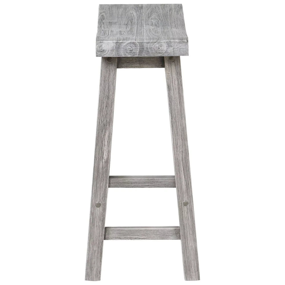Gray Wooden Counter Stool Q5751