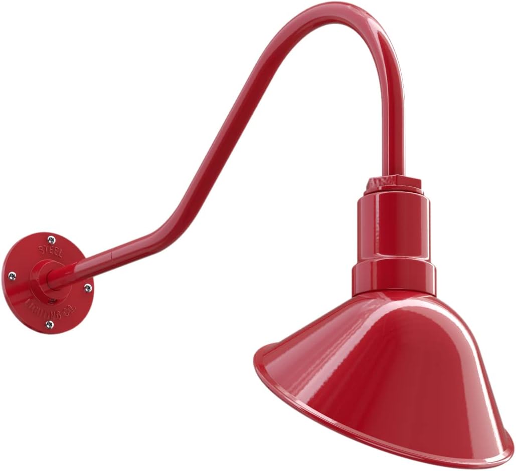 9 inch Dome 11 inch Straight Arm Matte Black Sign Light J811