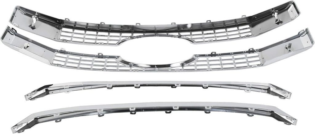 Chrome Front Hood Bumper Grille 4PCS M12624