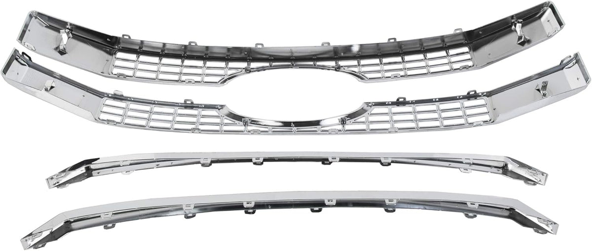 Chrome Front Hood Bumper Grille 4PCS M12624