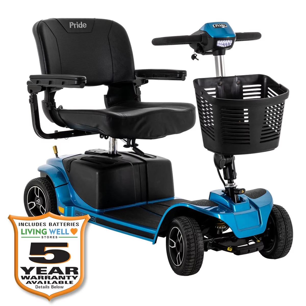 Blue 4-Wheel Scooter B40193