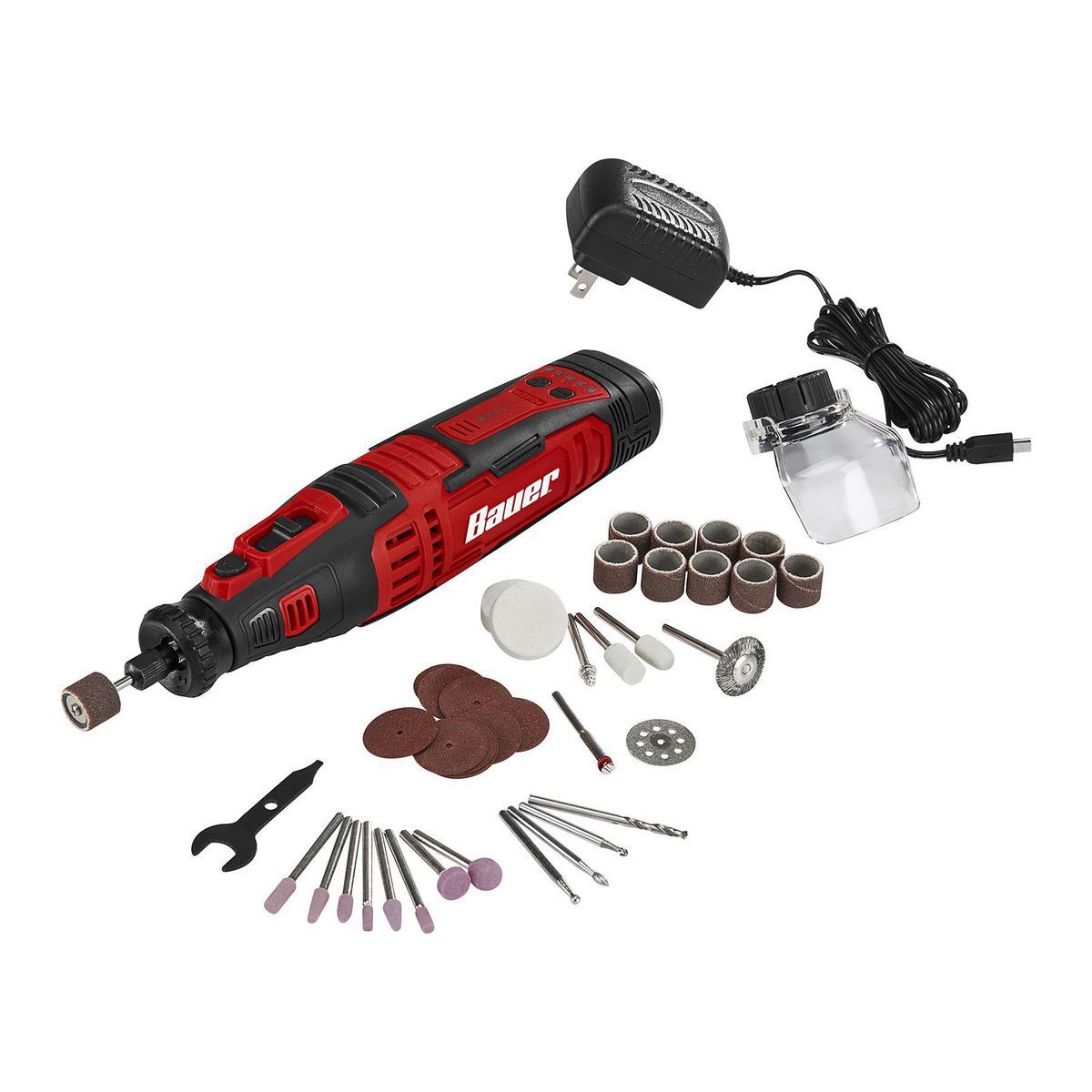 8V Cordless Variable Speed Rotary Tool Kit, 40 Piece W132