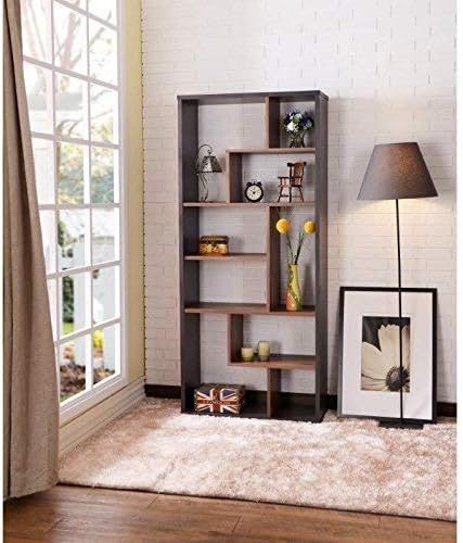 Espresso Walnut Cube Bookcase T648403