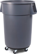 44 Gallon Waste Container with Black Dolly Y5655