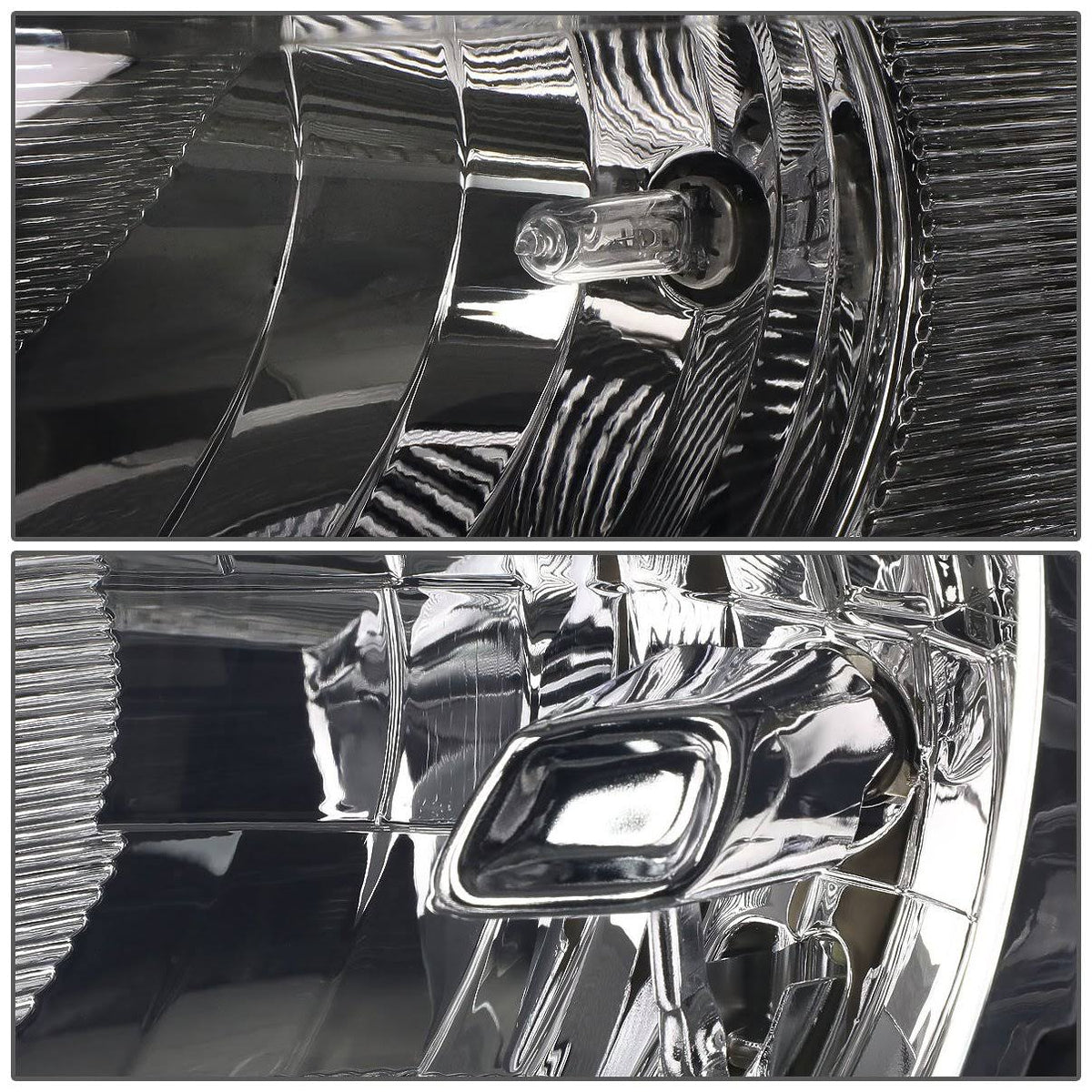 Smoked Housing Amber Corner Headlamp Pair I3764