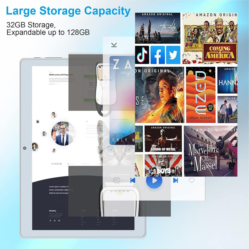 Android 10 Tablet 10.1 inch Octa-core 32GB HD Touchscreen F8452