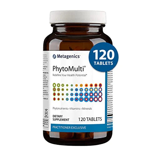 Daily Multivitamin Supplement with Phytonutrients, Vitamins and Minerals, 120 Tablets I33133