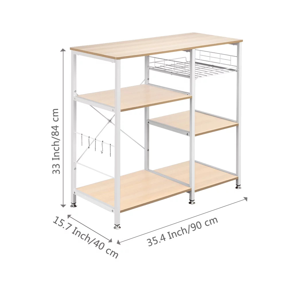 3-Tier Rolling Kitchen Cart J9350
