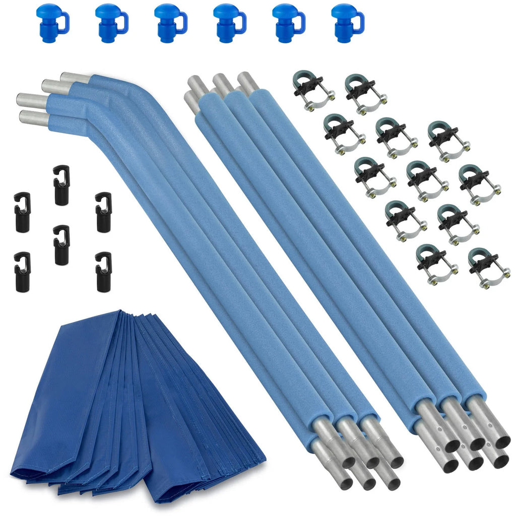 8 Curved Trampoline Safety Enclosure Poles R415